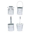thumbnail image 2 of 4Pcs Iron Flower Pots Decorative Planter Buckets Rustic Style Flower Holders Plant Pots, 2 of 8