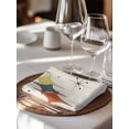 thumbnail image 6 of Multi-Color Diamond Cloth Napkins Set of 4 Reusable Dinner Napkins, Modern Geometric Middle Century Beige Cocktail Napkin Washable Table Napkins for Wedding/Holiday Party/Baby Shower 20"x20", 6 of 7