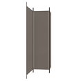 thumbnail image 2 of vidaXL 3-Panel Room Divider Anthracite 150x200 cm Fabric, 2 of 5
