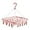 Light Pink, variant on WarmHaven Clothes Drying Hanger with 32 Clips and Drip Foldable Hanging Rack (Light Green)