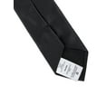 thumbnail image 4 of George Men's Solid Black Slim Necktie, One Size, 4 of 4