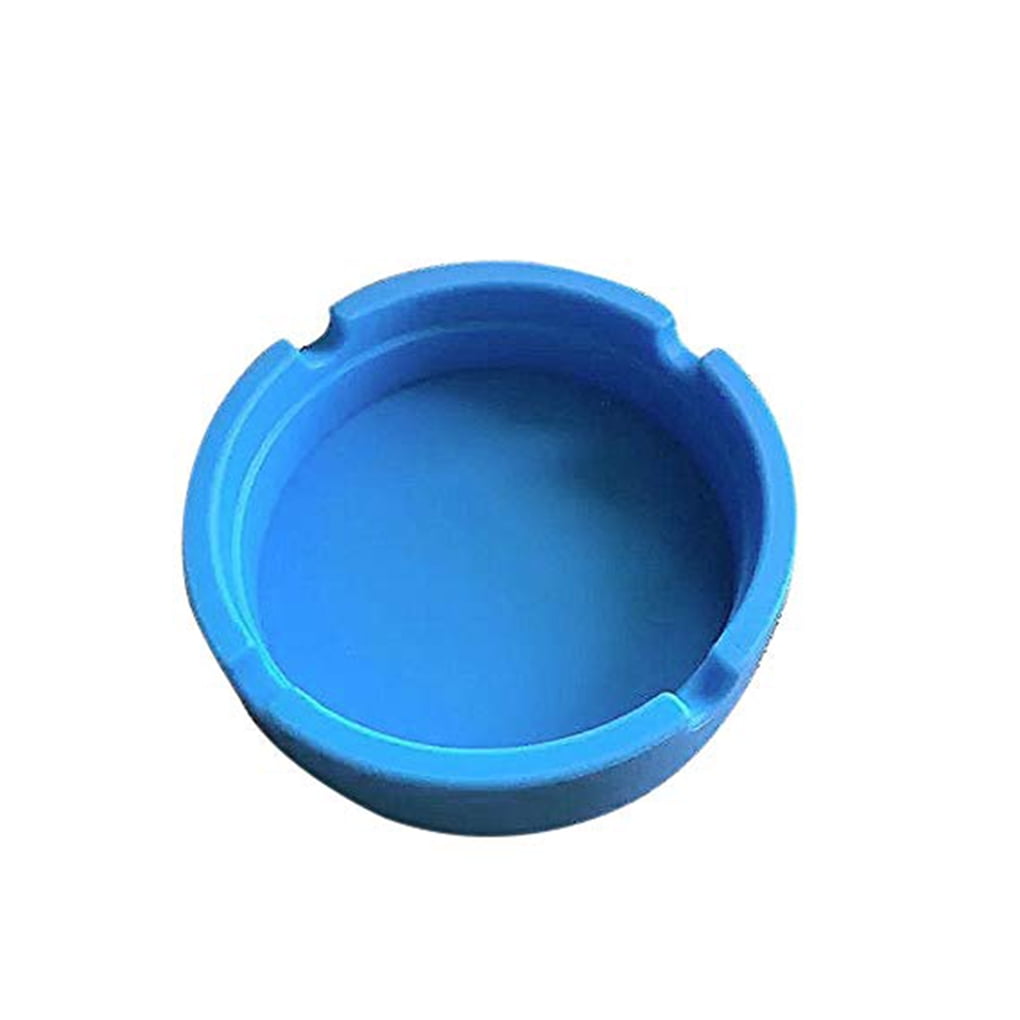 AI8 Round Ashtray Eco-Friendly Colorfull Premium Silicone Rubber Home Decor New