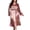 Pink, variant on ZQUUVOU Women's Oversized Silk Robes Casual Kimono Robes Short Bathrobe Bridesmaid Wedding Party Nightgown Sleepwear Black B