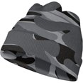 thumbnail image 1 of Tuque de Chasse Camouflage à Revers pour Hommes, Légère, Extérieure, Exercice, Décontractée, Douce, Chaude, Hiver, Bonnet, 1 of 5