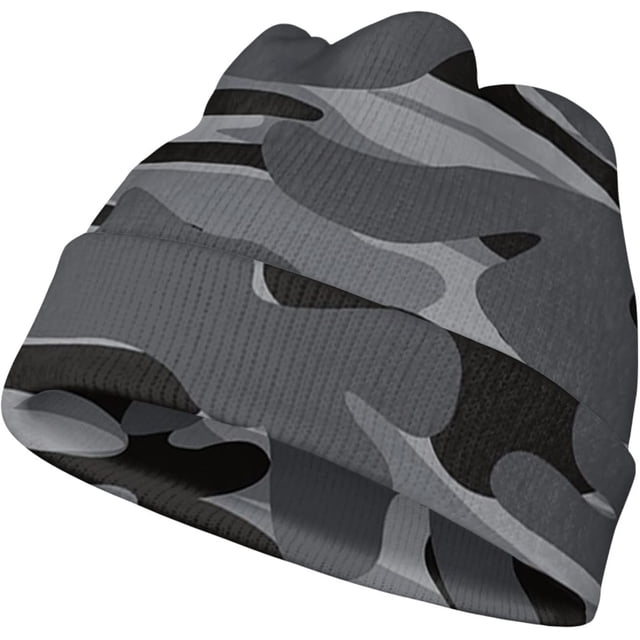 Tuque de Chasse Camouflage à Revers pour Hommes, Légère, Extérieure, Exercice, Décontractée, Douce, Chaude, Hiver, Bonnet