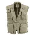 thumbnail image 1 of Rothco Deluxe Safari Outback Vest - Khaki, Large, 1 of 2