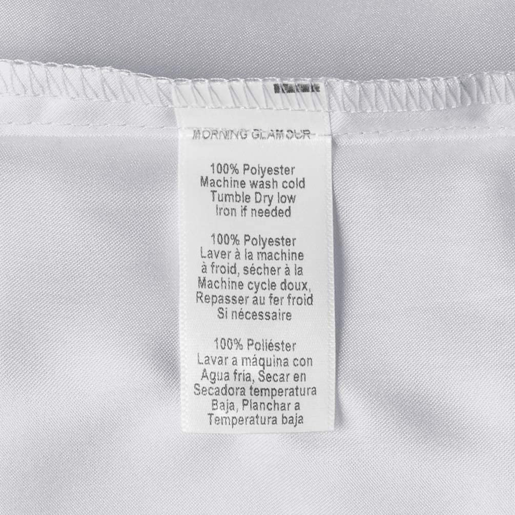 Morning Glamour 600 TC King Size Satin Pillowcase Silver