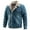 Dark Blue, variant on WREESH Mens Denim Jacket Fleece Lined Trucker Jackets Lapel Button Up Cargo Jacket Thick Warm Winter Coats Light Blue