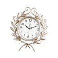 thumbnail image 4 of Reloj de pared creativo, reloj decorativo, montaje en pared, adorno artístico de pared, reloj de pared moderno para comedor, estudio, oficina Dorado, 4 of 8