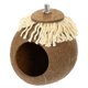thumbnail image 4 of Natural Coconut Bird House Coconuts Breeding Nest Indoor Caging Parakeets Hiding 1Pack, 4 of 5