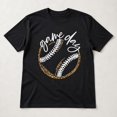 thumbnail image 3 of Game Day Mom Softball Baseball Graphic T-Shirt, Unisex Classic Fit Crew Neck Tee, 3 of 9