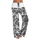 thumbnail image 1 of Gibobby pantalones de maternidad mujer Pantalones de yoga sueltos con estampado de cintura elástica y tira de bolsillo de cintura alta para mujer Pantalones largos casuales (Gris, XXL), 1 of 5