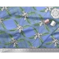 thumbnail image 2 of Soimoi Toile de Canevas Lourde Bleue Tissu Décor Pin et Feuilles Tissu Imprimé au Mètre 58 Pouces de Large, 2 of 3