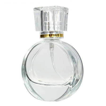 20ml Empty Glass Perfume Spray Bottle Round Atomizer Refillable Travel (Best Travel Perfume Atomizer)