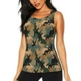 thumbnail image 2 of Haiem Camouflage Rabbit Workout Tank Tops for Women, Athletic Sports Slim-Fit Tank Tops, Compression Sleeveless Dry Fit Shirts,Athletic Shirt-Large, 2 of 9