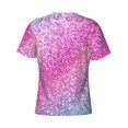 thumbnail image 6 of Qekee Fun Rainbow Classic Fit T-Shirt Men's Shirt Men's Tight Short Sleeves for Exercise, Running, Mountaineering - Fun Rainbow, 6 of 9
