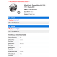 thumbnail image 2 of Wheel Hub - Compatible with 1990 - 1994 Mazda 323 1991 1992 1993, 2 of 2