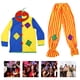 thumbnail image 4 of 1 juego de disfraz de Halloween para adultos, para fiesta de cosplay, disfraz de payaso navideño, disfraz de actuación (colores surtidos), 4 of 8