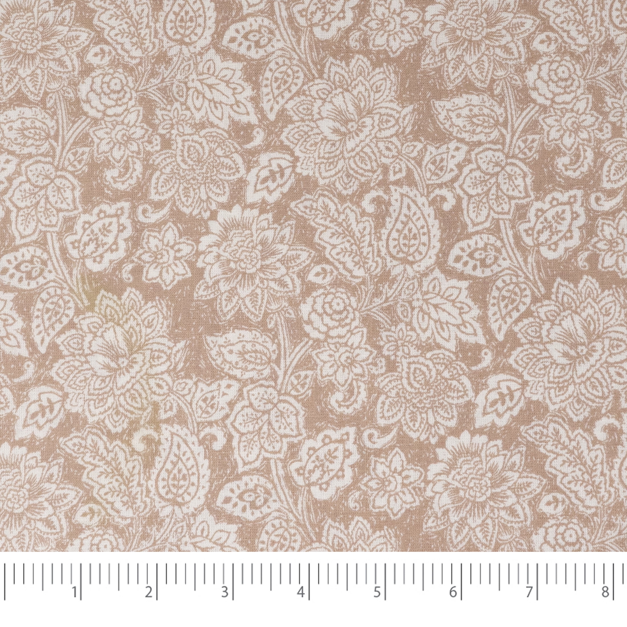 Waverly Inspirations 1 Yard Cut 100% Cotton Prints Fabric Woodcut Jacobean 44" Wide for Quilting & Sewing
