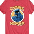 thumbnail image 3 of Sesame Street - Cookie Monster Eating - Toddler and Youth Short Sleeve Graphic T-Shirt, 3 of 5
