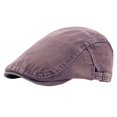 thumbnail image 2 of Classic Cabbie Hat Vintage British Beret Golf Flat Cap Voboom Newsboy Hats for Men and Women Soft Breathable Unisex Gift for Daily Outdoor Activities (Purple), 2 of 3