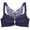 Blue, variant on Women's One Fab Fit Underwire Demi T-Shirt Bra Convertible Comfort Support Everyday Wear Seamless Smoothing Lift