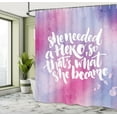thumbnail image 5 of Ambesonne Feminist Shower Curtain, Theme Female Hero, 69"Wx84"L, Multicolor, 5 of 5