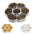 thumbnail image 4 of simhoa 1450PCS Open Jump and Connector Accessories for DIY Key Keychain Bronze, 4 of 7