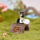 thumbnail image 4 of Ornamentos de jardín de hadas Miniatura simulada animal conejo modelo hadas micro paisaje construcción hadas jardín decoraciones accesorios, 4 of 9