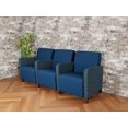 thumbnail image 2 of Lesro Ravenna Lounge Reception 3 Seat Tandem Seating in Blue, 2 of 5