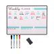 thumbnail image 1 of Fiudx Artículos en oferta con ofertas flash Pegatina magnética para frigorífico que se puede borrar para escribir notas Pizarra blanca suave magnética Programa autodisciplinado, 1 of 5