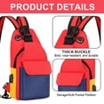 thumbnail image 3 of Bolso de pecho de color Bolso de pecho de doble hombro, 3 of 5