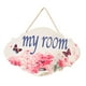 thumbnail image 3 of Letreros de Puerta Personalizados en Plques F / home Letrero de Puerta de Bienvenida, 3 of 9
