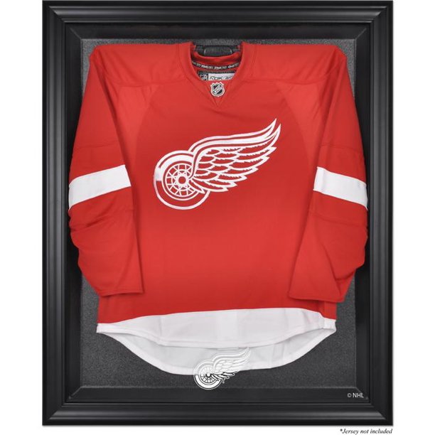 Detroit Red Wings Black Framed Logo Jersey Display Case Walmart Com Walmart Com