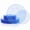 Blue, variant on WELLIFE FESTIVE 60PCS Clear Plastic Plates - Fancy Beaded Plates Disposable Heavy Duty, Include: 30 Dinner Plates 10" & 30 Dessert Plates 7"