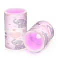 thumbnail image 7 of Yayeee Flameless Candles with Remote Flickering Battery Operated Multi Color Changing, Cute Elephant, 7 of 7