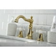 thumbnail image 4 of Kingston Brass FSC1972APX American Classic Widespread Bathroom Faucet with Pop-Up Drain, Polished Brass, 4 of 8