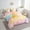 Gold Pink, variant on Erosebridal Golden Castle Print Bedding Twin Size, Dreamy Fairy Tale Bedding Sets Twin Size, Watercolor Room Decor, Reversible