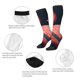 thumbnail image 3 of Balery Colorful Floral Flamingo Calcetines novedosos Calcetines deportivos Calcetines hasta la rodilla Calcetines de algodón Calcetines originales y geniales, 3 of 6