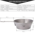 thumbnail image 1 of Tasse Sierra en Titane pour l'Extérieur Ultralégère Pliable Bols de Camping Casserole pour la Randonnée 450 ml avec Bec Verseur, 1 of 11