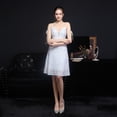 thumbnail image 3 of Vestido de noche para banquete, nuevo vestido corto de fantasía con cuentas para mujer, vestido de fiesta estilo hada, 3 of 6