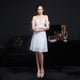 thumbnail image 3 of Vestido de noche para banquete, nuevo vestido corto de fantasía con cuentas para mujer, vestido de fiesta estilo hada, 3 of 6