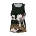 thumbnail image 4 of Easygdp Cute Goat Baby Men's Tank Top, Sleeveless Muscle T Shirts, Breathable, Quick-Dry, Loose for Gym, Running, Fitness - Small, 4 of 9