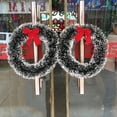 thumbnail image 3 of 30CM Shining Christmas Wreath - Round, Durable Ornament for Home & Party Decor, 3 of 5