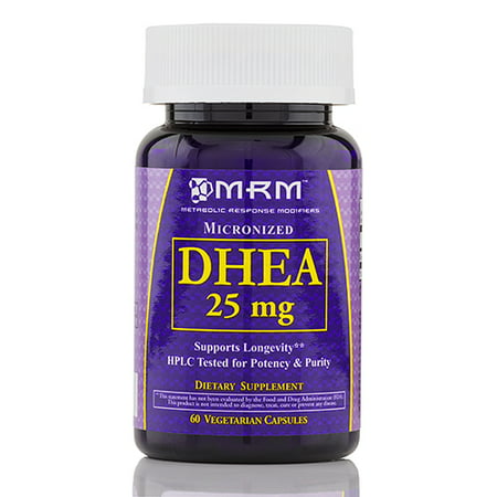 DHEA 25 mg (micronisé) - 60 Vegetarian Capsules de MRM