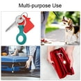 thumbnail image 4 of Protective Finder Case Soft Silicone Tracker Cover with Anti-Lost Stainless Steel Keychain Ring Portable Anti-Scratch Protector Finder Holder for Key Backpack Liner Bag Replacement for Airtag, 4 of 6