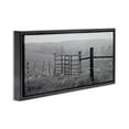 thumbnail image 3 of Stupell Industries Countryside Farmland Front Gate Landscape Photography Black Floater Framed Canvas Art Print Wall Art, 25 x 11, 3 of 9