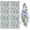 Lemon and Floral, variant on 4 Pcs Lemon and Blossom White Pattern Funny Kitchen Towels, Microfiber Dish Towels, Kitchen Tea Towels Set 18" X 26"