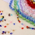 thumbnail image 4 of Uxcell 328 PCS Cuentas de Cristal en Forma de Lagrima, 3x5mm 4x6mm 6x8mm 8x12mm 10x15mm Cuentas Espaciadoras Facetadas de Cristal en Forma de Lagrima para Collar Pulsera DIY Joyería, Ámbar, 4 of 7