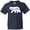 Navy, variant on Inktastic Montana White Bear Silhouette Youth T-Shirt